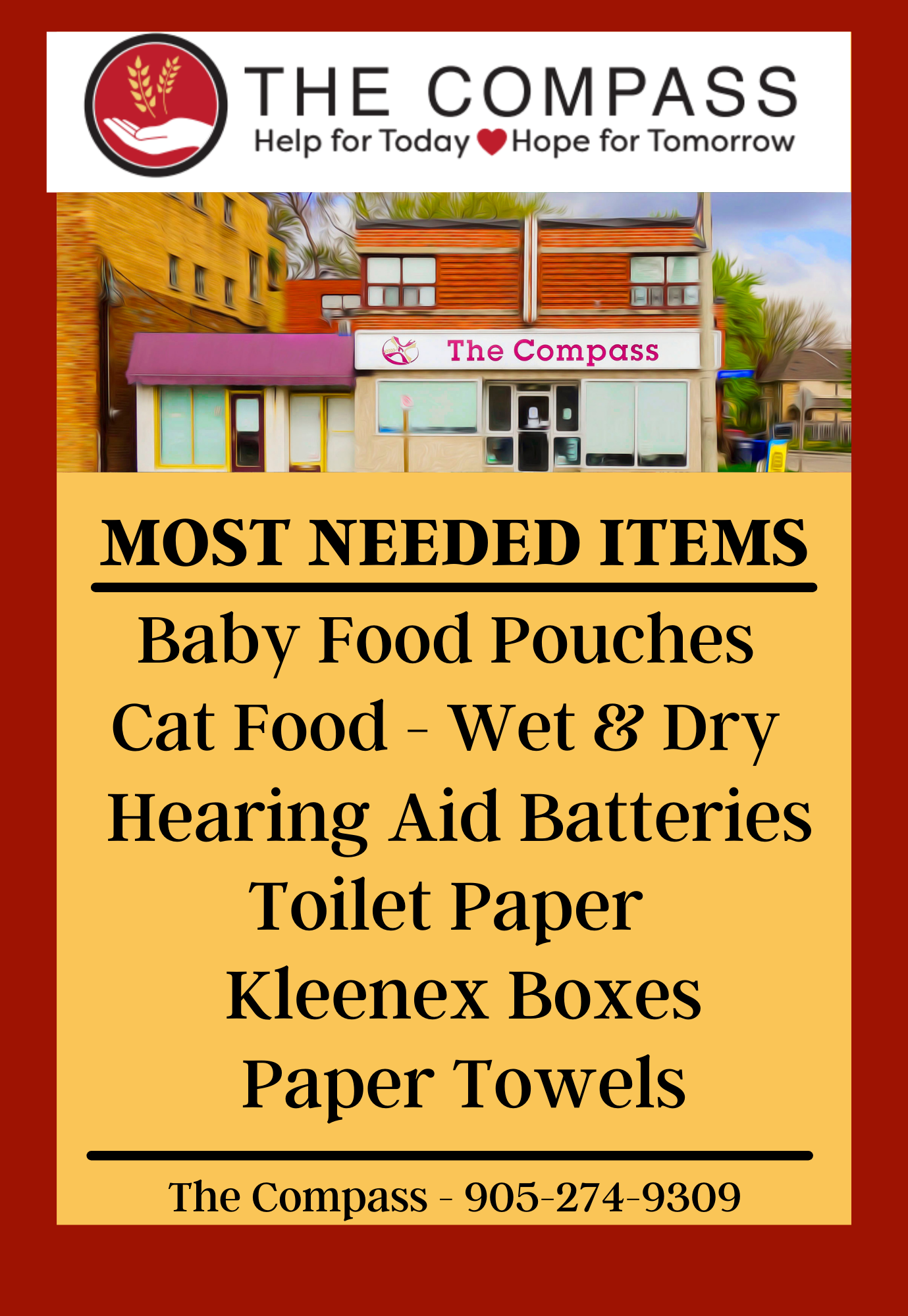 Compass Most Needed Items Jan 11 2022