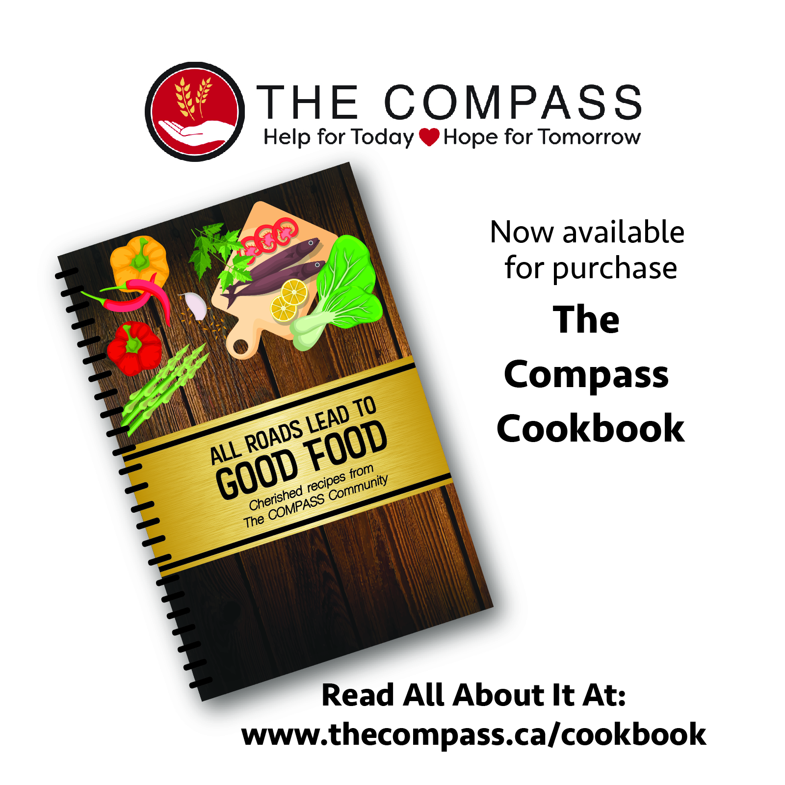 The Compass Cookbook Flyer