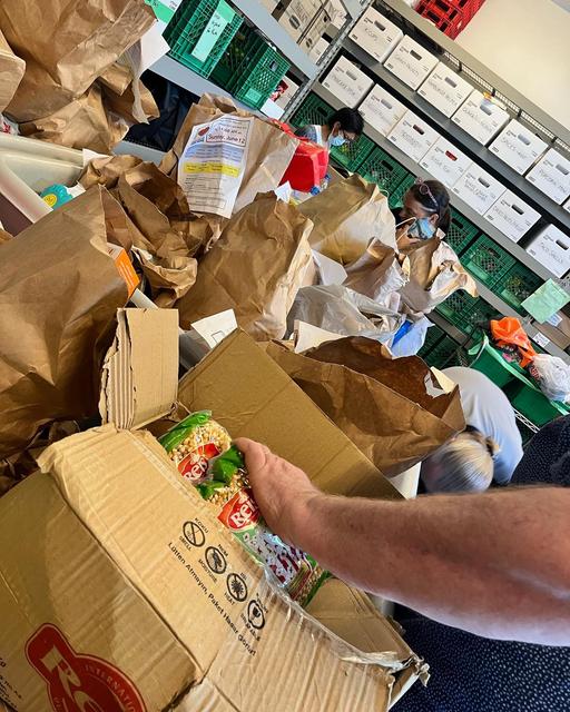 Food-from-food-drive-in -boxes