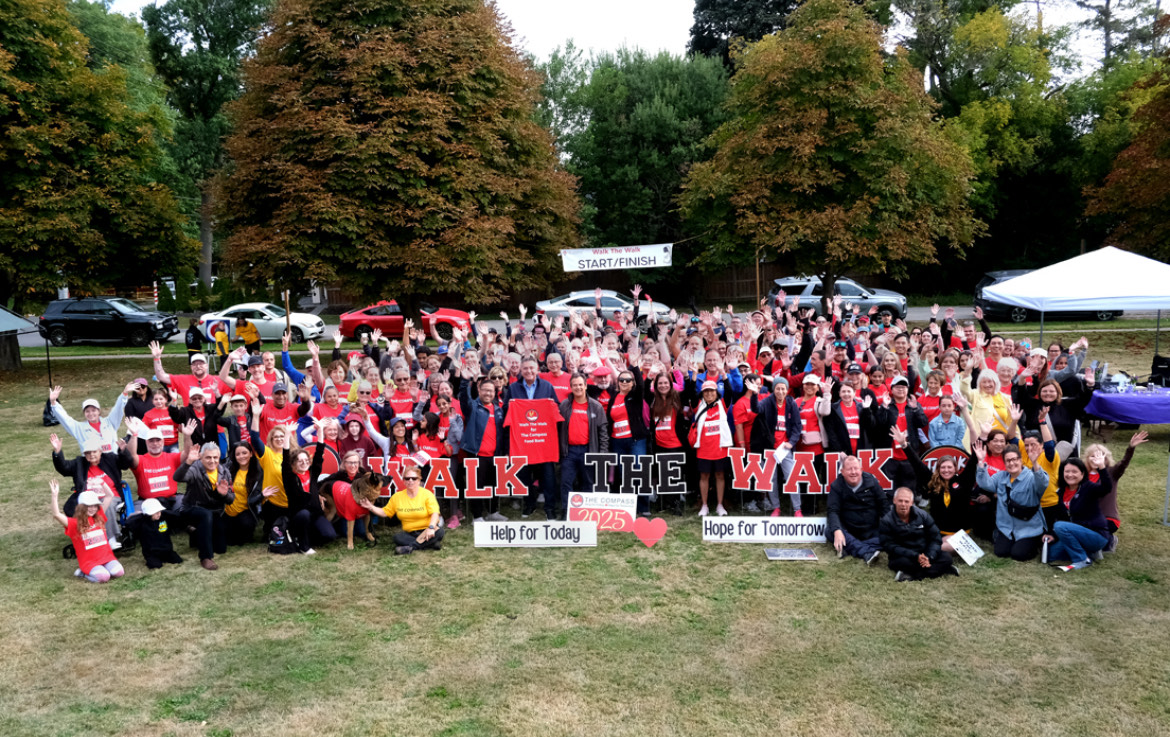 Group at The Compass Walk The Walk community fundraiser.