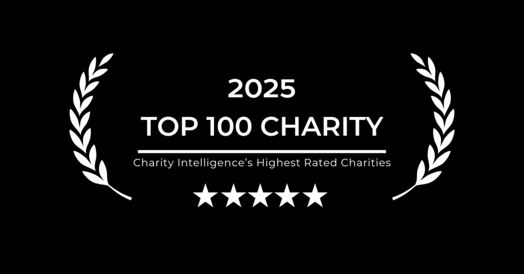 Charity Intelligence 2025 Top Charity - transparent logo
